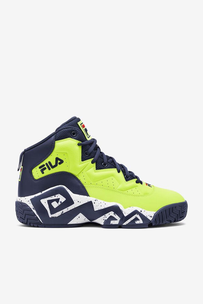 Fila Mb Yellow/Black Sneakers Mens - NZ 23896-YWRS